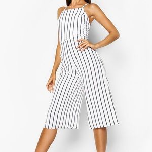 High Neck Open Back Jumpsuit